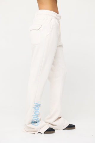 Flared Sweatpants in Aquarius Back Bone Society.