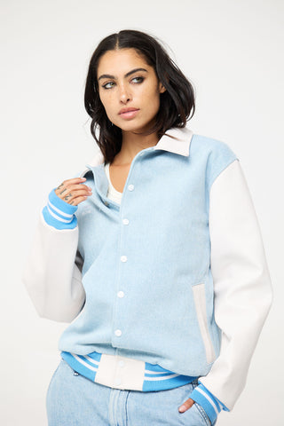 The Classic Varsity Jacket Back Bone Society.
