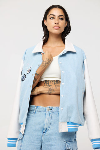 The Classic Varsity Jacket Back Bone Society.