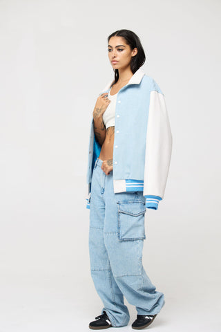 The Classic Varsity Jacket Back Bone Society.