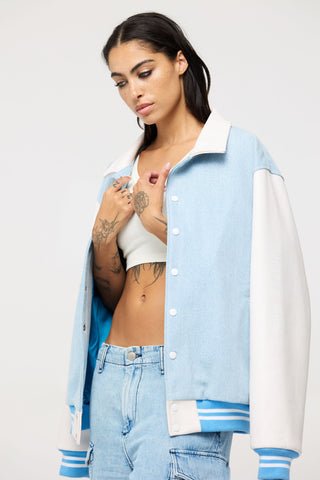 The Classic Varsity Jacket Back Bone Society.