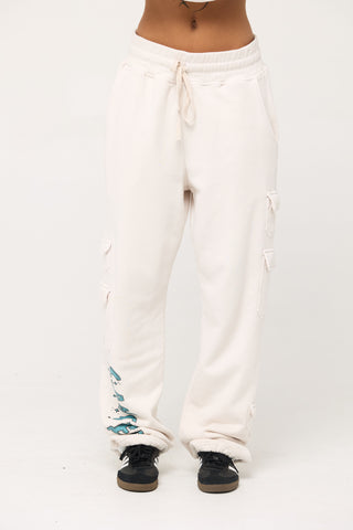 Cargo Sweatpants in Cancer Back Bone Society.