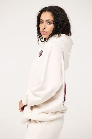 Baggy Hoodie in Cancer Back Bone Society.