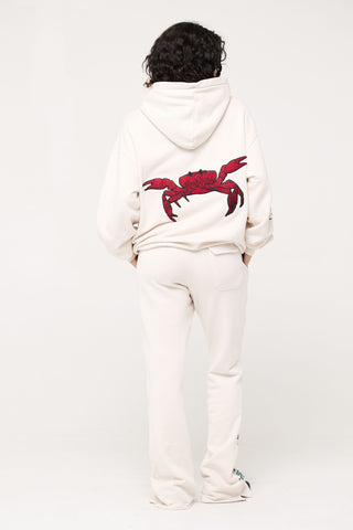 Baggy Hoodie in Cancer Back Bone Society.
