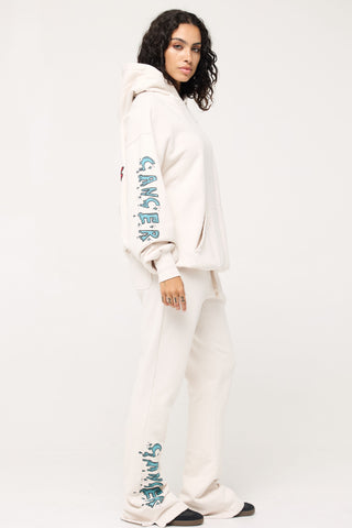 Baggy Hoodie in Cancer Back Bone Society.