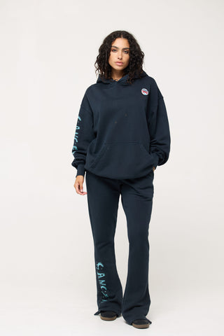 Baggy Hoodie in Cancer Back Bone Society.