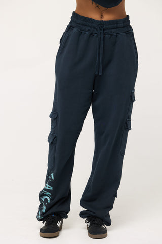 Cargo Sweatpants in Cancer Back Bone Society.