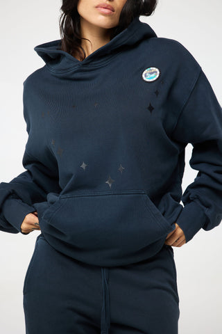 Baggy Hoodie in Capricorn Back Bone Society.