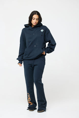 Baggy Hoodie in Capricorn Back Bone Society.