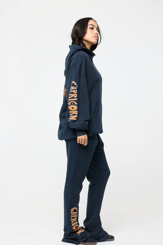 Baggy Hoodie in Capricorn Back Bone Society.