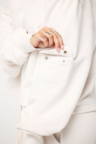 Crewneck Pullover in Pisces Back Bone Society.