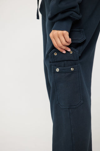 Cargo Sweatpants in Pisces Back Bone Society.