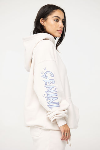 Baggy Hoodie in Gemini Back Bone Society.