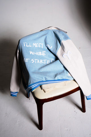 The Classic Varsity Jacket Back Bone Society.