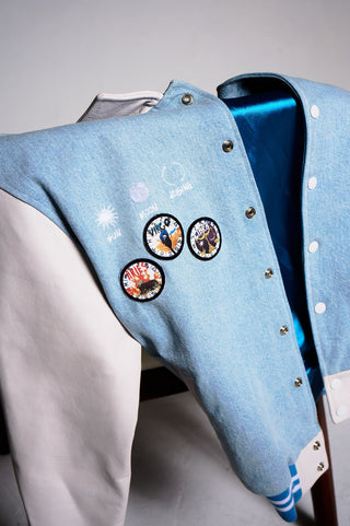 The Classic Varsity Jacket Back Bone Society.