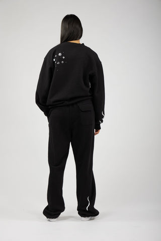 In A Better World Crewneck Back Bone Society.