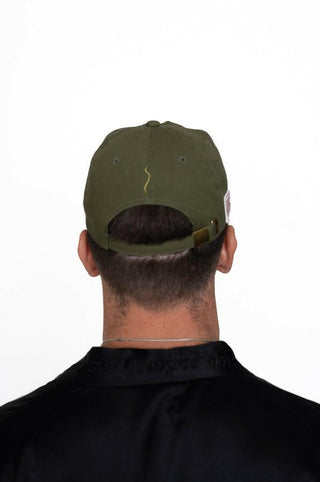 The 9th Distressed Dad Hat - Mountain Laurel Back Bone.