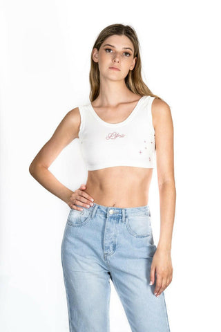 The 9th Mini Ribbed Crop - Libra Back Bone Society.