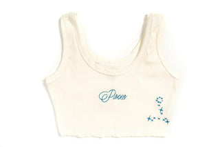The 9th Mini Ribbed Crop - Pisces Back Bone Society.