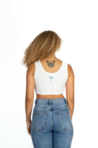 The 9th Mini Ribbed Crop - Pisces Back Bone Society.