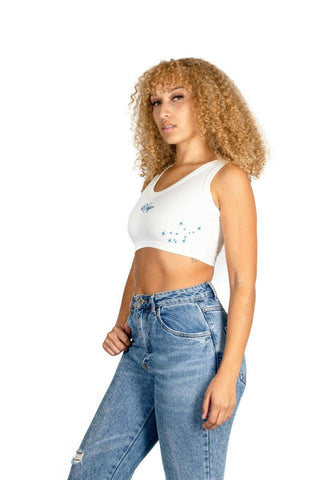 The 9th Mini Ribbed Crop - Virgo Back Bone Society.
