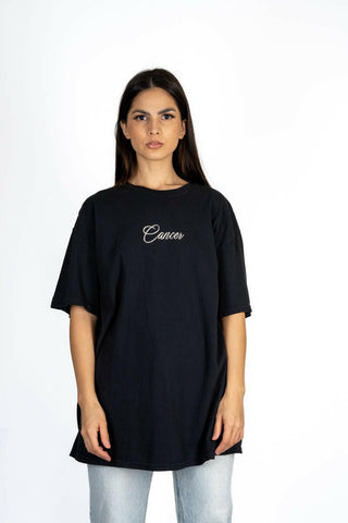 The 9th Oversized Unisex Tee - Cancer Back Bone Society.