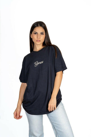 The 9th Oversized Unisex Tee - Gemini Back Bone Society.
