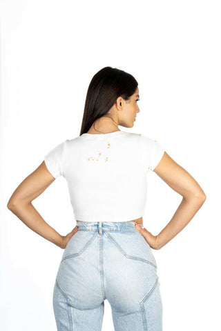The 9th Ribbed Baby Tee - Capricorn Back Bone Society.