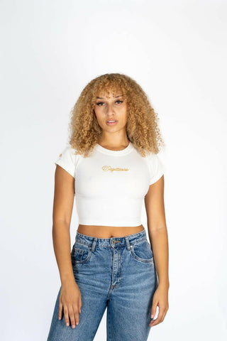 The 9th Ribbed Baby Tee - Sagittarius Back Bone.