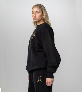The Horoscope Crewneck in Gemini Back Bone Society.