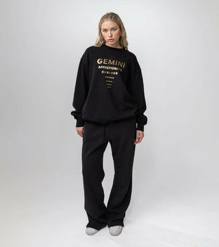 The Horoscope Crewneck in Gemini Back Bone Society.