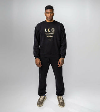 The Horoscope Crewneck in Leo Back Bone Society.