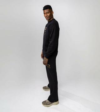 The Horoscope Crewneck in Leo Back Bone Society.