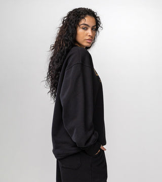 The Horoscope Crewneck in Libra Back Bone Society.