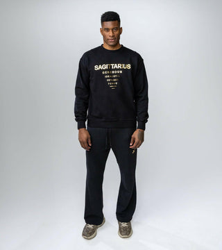 The Horoscope Crewneck in Sagittarius Back Bone Society.