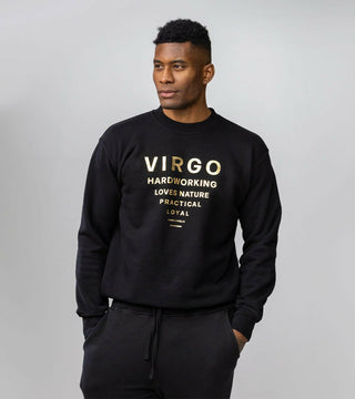 The Horoscope Crewneck in Virgo Back Bone Society.