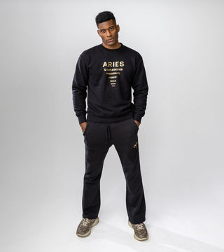 The Horoscope Flared Sweatpants in Aries Back Bone Society.