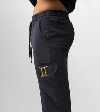 The Horoscope Flared Sweatpants in Gemini Back Bone Society.