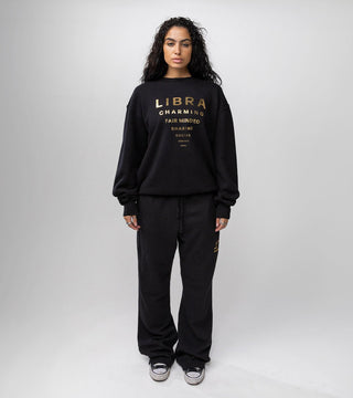 The Horoscope Flared Sweatpants in Libra Back Bone Society.