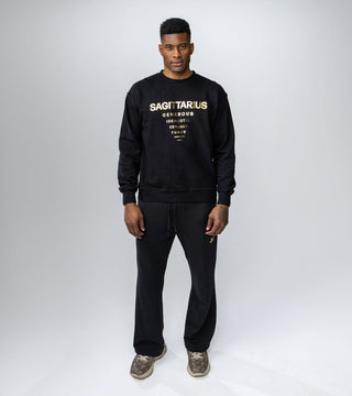 The Horoscope Flared Sweatpants in Sagittarius Back Bone Society.