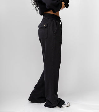 The Horoscope Flared Sweatpants in Scorpio Back Bone Society.