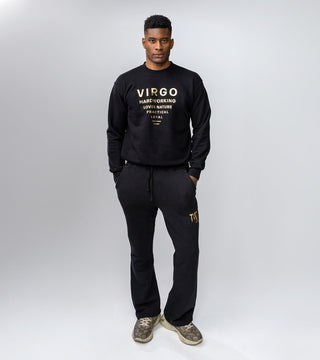 The Horoscope Flared Sweatpants in Virgo Back Bone Society.