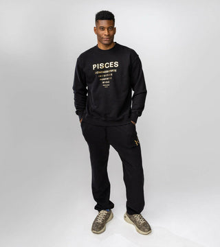 The Horoscope Sweatpants in Pisces Back Bone Society.