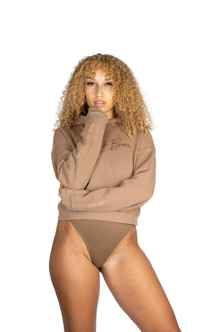 The Poppy Cropped Sweatshirt Back Bone Society.