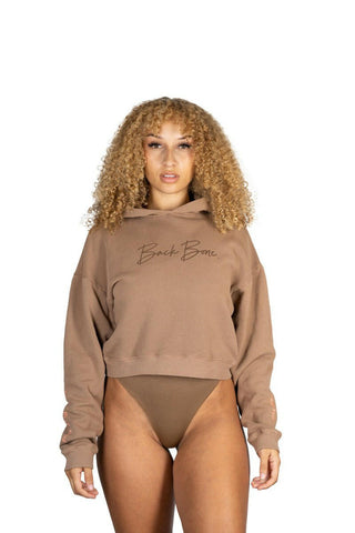 The Poppy Cropped Sweatshirt Back Bone Society.