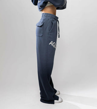 Zodiac Flared Sweatpants in Aquarius Back Bone Society.