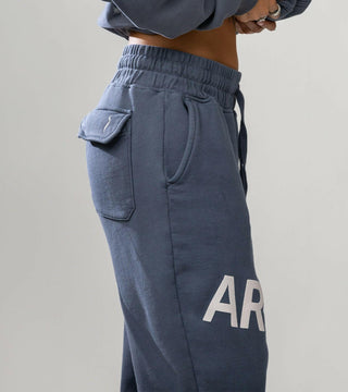 Zodiac Flared Sweatpants in Aries Back Bone Society.