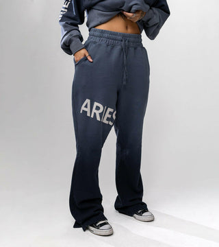 Zodiac Flared Sweatpants in Aries Back Bone Society.