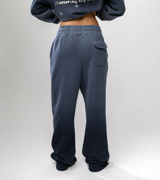 Zodiac Flared Sweatpants in Cancer Back Bone Society.