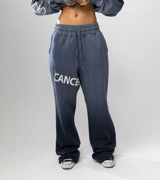 Zodiac Flared Sweatpants in Cancer Back Bone Society.